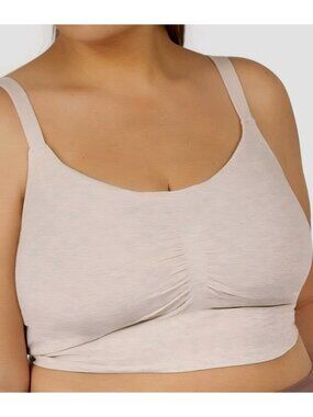 Kindred Bravely Hands-Free Pumping Lounge & Sleep Bra XXL Busty 42-44 DDD -I